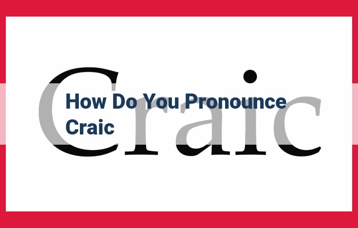 Craic: The Ultimate Guide to Pronunciation and Meaning in Irish Culture