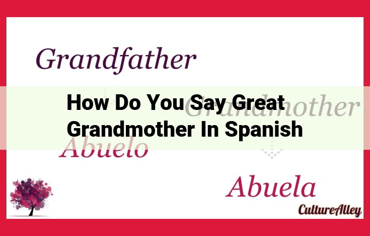 The Importance of Bisabuelas: Exploring the Bond Between Great Grandmothers and Descendants