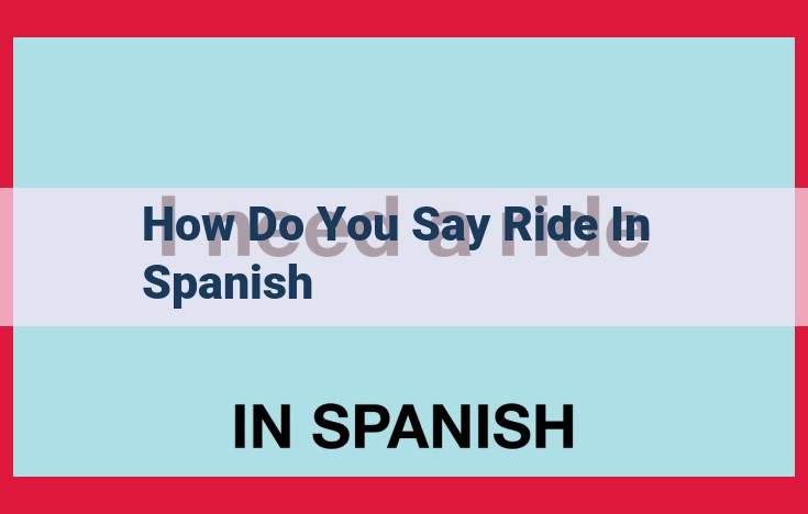 Ultimate Guide to "Montar" and "Andar": Mastering Spanish for Riding and Transportation