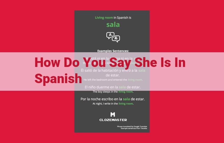 Pronouncing "She Is" in Spanish: A Step-by-Step Guide