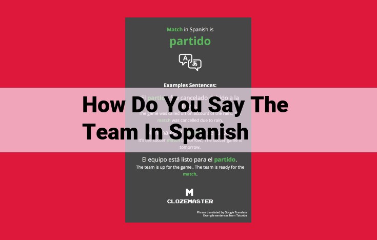 Understanding "El Equipo": Comprehensive Guide to Spanish Team Vocab and Phrases