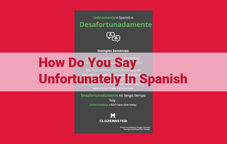 Expressing "Unfortunately" in Spanish: Comprehensive Guide to Phrases and Usage