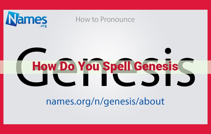 Genesis: The Biblical Beginning of Creation, Myths, and Human origins