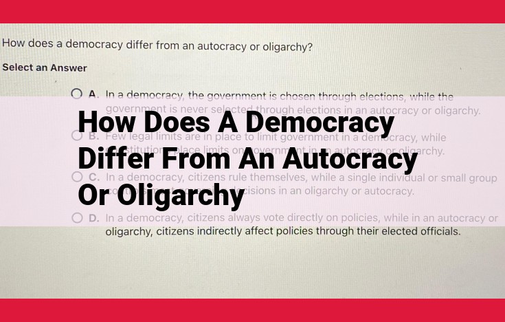 Understanding Democracy: Distinctive Characteristics and Key Features