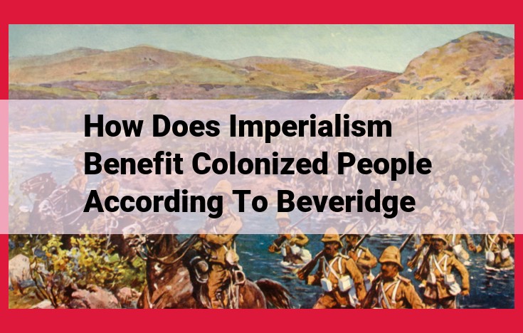 Imperialism's Impacts on Colonized Nations: Education, Health, and Progress