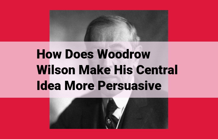 Persuasive Strategies of Woodrow Wilson: Emotional Appeals, Fallacies, and Rhetorical Devices