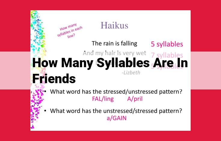 Master Syllable Counting: A Comprehensive Guide for Language Learning, Literacy, and Speech Therapy