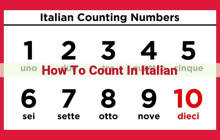 Master Italian Numbering: A Comprehensive Guide to Cardinal and Ordinal Numbers