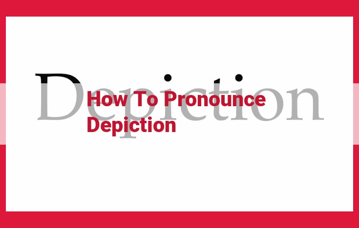 Master Pronunciation: A Guide to "Depiction"