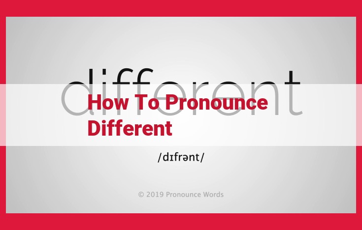 Master the Art of Pronunciation: A Comprehensive Guide