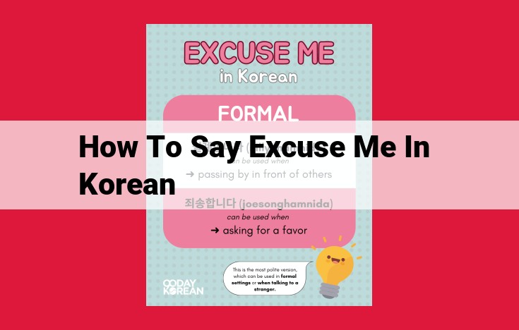 Korean Etiquette: Navigating Interruptions and Requests with Respect