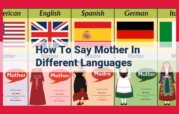 Exploring the Linguistic Tapestry of Motherhood: Unveiling Cultural Nuances and Social Significance