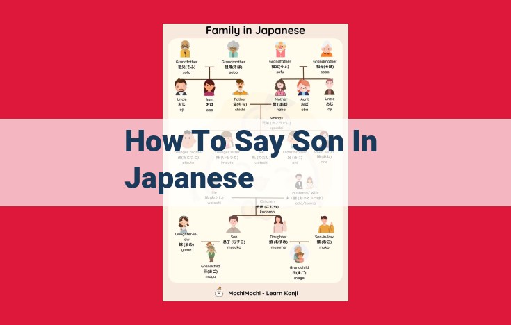 How to Say "Son" in Japanese: Formal and Informal Options