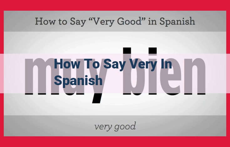 Ultimate Guide to Intensifying Adjectives and Adverbs in Spanish: Using "Muy" and "Mucho"