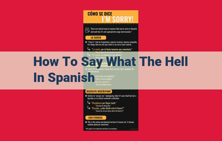 Expressing "What the Hell" in Spanish: "¿Qué Demonios?" - Guide to Usage and Context