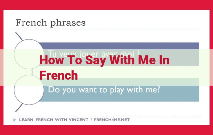 Learn to Express "With Me" in French: Formal and Informal Usage and Synonyms