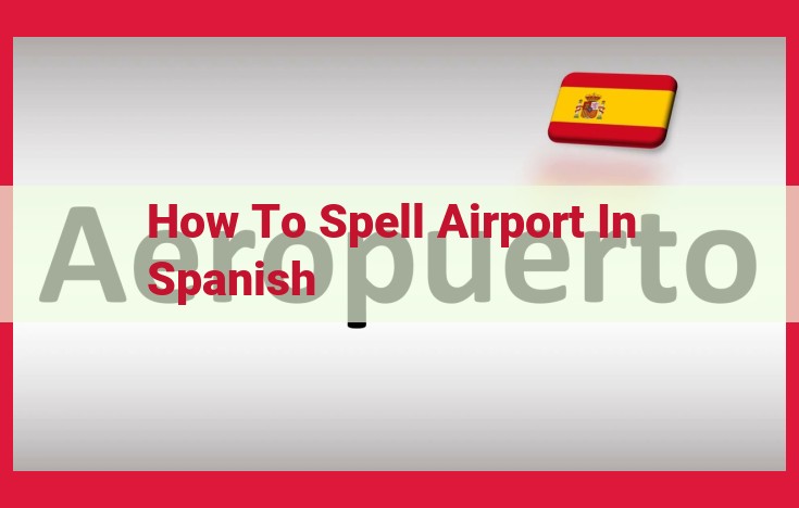 Discover the Correct Spelling of "Airport" in Spanish | Expert Insight