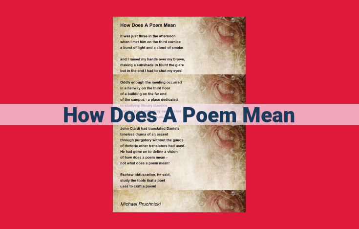 Unlocking the Poetic Enigma: The Interplay of Structure and Devices in Creating Meaning