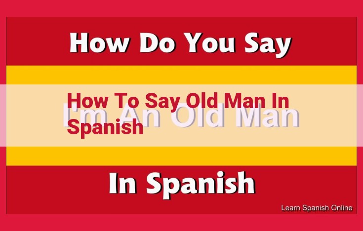 How to Address the Elderly in Spanish: A Guide to Respectful Language