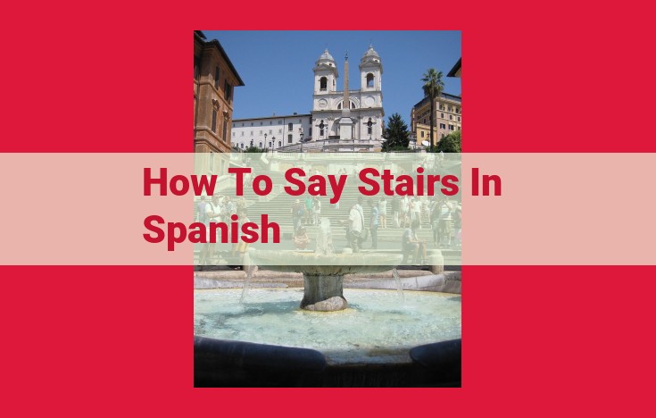 Mastering Spanish: "Stairs" in Spanish - "Escalera" vs. "Escalón"