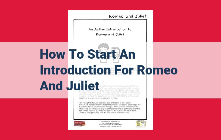 Explore Shakespeare's Timeless Tragedy: 'Romeo and Juliet'