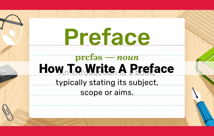 Must-Know Guide to Crafting Effective Prefaces for Your Publications