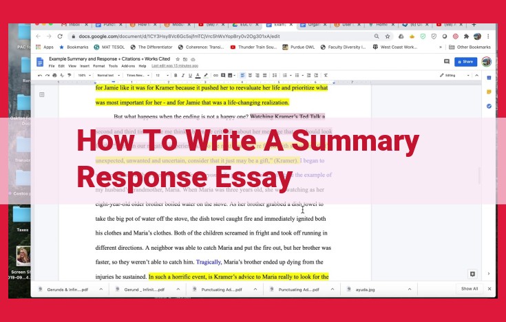 Optimized Title for SEO: Mastering Summary Response Essays: A Comprehensive Guide with Expert Tips