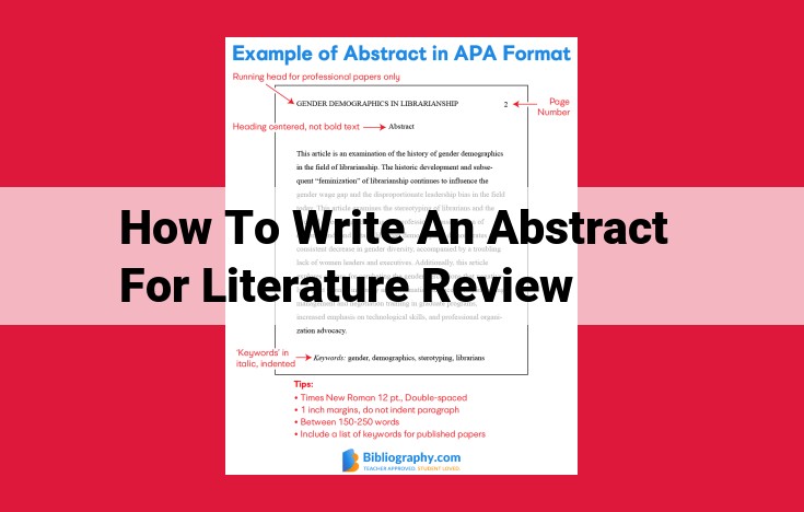 Comprehensive Guide to Writing Effective Literature Review Abstracts for SEO